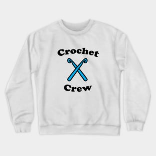 Crochet Crew Blue Hooks Funny Crewneck Sweatshirt